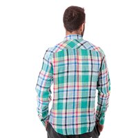 Koszula męska TIMBERLAND KOSZULA LS PLAID LINEN SHIRT 4643j306 kolor multicolor