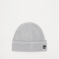 Czapka zimowa damska TIMBERLAND CZAPKA SOLID RIB BEANIE tb0a2px7c811 kolor szary