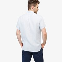 Koszula męska TIMBERLAND KOSZULA SS MILL RIVER LINEN SHIRT SLIM tb0a1nw7p851 kolor niebieski