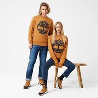Bluza męska TIMBERLAND BLUZA YC CORE TREE LOGO CREW NECK SWEATSHIRT tb0a2bj8p571 kolor brązowy