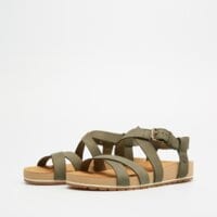 Buty casual damskie TIMBERLAND MALIBU WAVES BACKSTRAP SANDAL tb0a2qtfeo61 kolor khaki