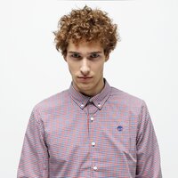 Koszula męska TIMBERLAND KOSZULA SUNCOOK RIVER GINGHAM DOBBY NON IRON tb0a1ykwp951 kolor bordowy