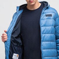 Kurtka zimowa męska TIMBERLAND KURTKA ZIMOWA MID WEIGHT HOODED tb0a2ga1cy61 kolor granatowy