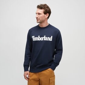 TIMBERLAND BLUZA TFO WORDMARK LOGO LOOPBACK CREW NECK