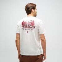 T-shirt, koszulka męska TIMBERLAND T-SHIRT CHEST POCKET SHORT SLEEVE TEE tb0a444bcm91 kolor biały