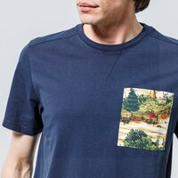 T-shirt, koszulka męska TIMBERLAND T-SHIRT SS FIELD TRIP PRINT POCKET TEE tb0a2e4v4331 kolor granatowy