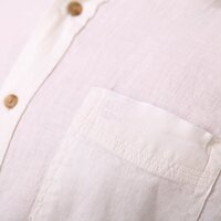 Koszula męska TIMBERLAND KOSZULA SS LINEN  PELHAM SHIRT 4611j130 kolor biały