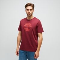 T-shirt, koszulka męska TIMBERLAND T-SHIRT KENNEBEC RIVER TEE tb0a2c2r6481 kolor bordowy