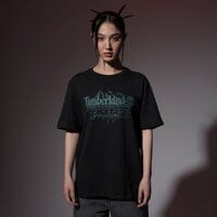 T-shirt, koszulka męska TIMBERLAND T-SHIRT SHORT SLEEVE GRAPHIC SLUB TEE tb0a5ufu0011 kolor czarny