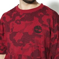 T-shirt, koszulka męska TIMBERLAND T-SHIRT SS OVERSIZED TEE WITH BACK a1mbvn23 kolor bordowy