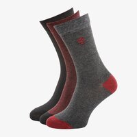 Męskie skarpetki TIMBERLAND SKARPETY 3PP MARLED RIBBED PIQUE CREW tb0a1eqkv151 kolor multicolor
