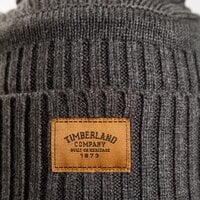 czapka zimowa męska TIMBERLAND CZAPKA ZIMOWA RIBBED BEANIE tb0a1egw0101 kolor szary