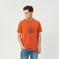 T-shirt, koszulka męska TIMBERLAND T-SHIRT SS FRONT MTR LOGO TEE tb0a2nd1cl71 kolor pomarańczowy