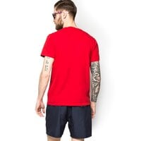 T-shirt, koszulka męska TIMBERLAND T-SHIRT SS KENNEBEC  RVR TREE TEE 8466j625 kolor czerwony