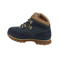 Dziecięce buty zimowe TIMBERLAND EURO HIKER - LEATHER / FABRIC a125n kolor granatowy