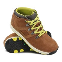 Dziecięce buty zimowe TIMBERLAND GT SCRAMBLE MID LTHR WP a1luy kolor brązowy