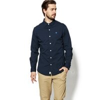 Koszula męska TIMBERLAND KOSZULA LS SUNCOOK RIVER STRETCH POPLIN a1jmjb68 kolor granatowy