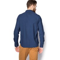 Koszula męska TIMBERLAND KOSZULA SLIM INDIGO PATTERN a1b2m420 kolor granatowy