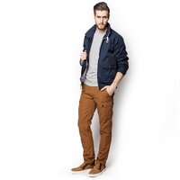 Spodnie męskie TIMBERLAND SPODNIE SQUAM CARGO a154t93232 kolor brązowy