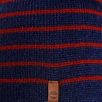 czapka zimowa męska TIMBERLAND CZAPKA ZIMOWA STRIPED REVERSIBLE BEANIE tb0a1esx4511 kolor granatowy