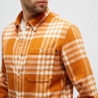 Koszula męska TIMBERLAND KOSZULA MIDWEIGHT FLANNEL CHECK SHIRT tb0a6v4xc411 kolor pomarańczowy