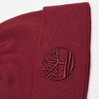 Czapka zimowa damska TIMBERLAND CZAPKA TONAL 3D EMBROIDERY BEANIE tb0a2pjreic1 kolor bordowy