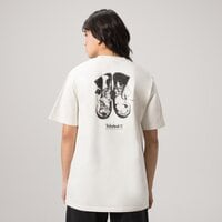 T-shirt, koszulka męska TIMBERLAND T-SHIRT SLOGAN TEE VINTAGE WHITE tb0a6f4ncm91 kolor biały