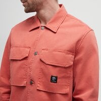 Koszula męska TIMBERLAND KOSZULA WASHED HEAVY TWILL SHIRT tb0a5tqbeg61 kolor czerwony