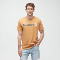 T-shirt, koszulka męska TIMBERLAND T-SHIRT KENNEBEC RIVER LINEAR LOGO SHORT SLEEVE T tb0a5upqp471 kolor beżowy