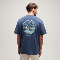 T-shirt, koszulka męska TIMBERLAND T-SHIRT ILLUSTRATED TREE TEE tb0a6dg52881 kolor granatowy