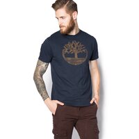 T-shirt, koszulka męska TIMBERLAND T-SHIRT KNNBEC CAMO TEE a1gzg433 kolor granatowy