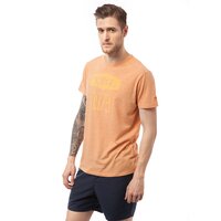 T-shirt, koszulka męska TIMBERLAND T-SHIRT REVERSE TEE 7106j877 kolor pomarańczowy
