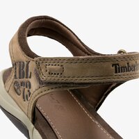Sandały dziecięce TIMBERLAND EK OAK BLUFFS LEATHER 2 STRAP 2170a kolor brązowy