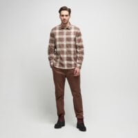 Koszula męska TIMBERLAND KOSZULA HERRINGBONE FLANNEL CHECK SHIRT tb0a42y1bk21 kolor brązowy