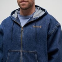 Kurtka przejściowa męska (wiosenna i jesienna) TIMBERLAND KURTKA DENIM FULL ZIP HOODED tb0a5n64aby1 kolor granatowy
