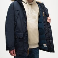 Kurtka zimowa męska TIMBERLAND KURTKA WP SCAR RIDGE PARKA W DRYVENT TECHNOLOGY tb0a22w24331 kolor granatowy