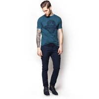 T-shirt, koszulka męska TIMBERLAND T-SHIRT SS VIN BDG  RGR T SLM a15jaa41 kolor niebieski