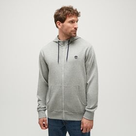 TIMBERLAND BLUZA ROZPINANA Z KAPTUREM TFO CHEST LOGO FULLZIP
