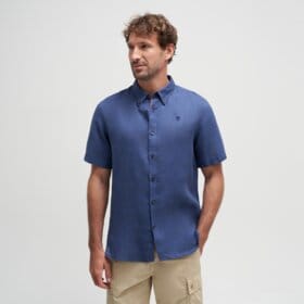 TIMBERLAND KOSZULA LINEN SHORT SLEEVE