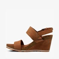 Buty casual damskie TIMBERLAND CAPRI SUNSET WEDGE ca1pgv kolor brązowy