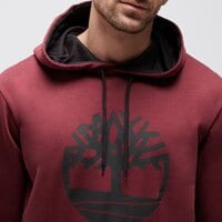 Bluza męska TIMBERLAND BLUZA Z KAPTUREM TFO TREE LOGO BRUSHBACK HOODIE tb0a626ueic1 kolor bordowy
