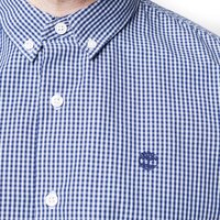 Koszula męska TIMBERLAND KOSZULA LS RATTLE  RVR GINGHAM POP a1alvb02 kolor niebieski