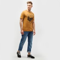 T-shirt, koszulka męska TIMBERLAND T-SHIRT ARCHIVE FRONT BOAT SHOE tb0a2e6gp471 kolor brązowy
