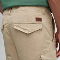 Szorty, spodenki męskie TIMBERLAND SZORTY POPLIN CARGO tb0a44vxy941 kolor beżowy