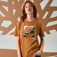 T-shirt, koszulka męska TIMBERLAND T-SHIRT LOGO GRAPHIC SHORT SLEEVE TEE tb0a43ybp471 kolor musztardowy
