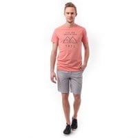 T-shirt, koszulka męska TIMBERLAND T-SHIRT REVERSE TEE 7106j801 kolor różowy