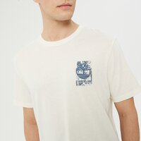 T-shirt, koszulka męska TIMBERLAND T-SHIRT NATURAL SUMMER - SS REFIBRA BACK GRAPHIC tb0a26rtcm91 kolor biały