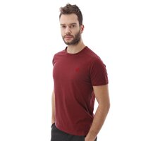 T-shirt, koszulka męska TIMBERLAND T-SHIRT MIINI STRIP TEE 4703j613 kolor bordowy