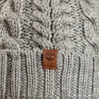 Czapka zimowa damska TIMBERLAND CZAPKA ZIMOWA CABLE WATCHCAP tb0a1egkc811 kolor szary