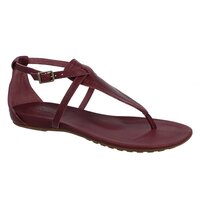 Sandały damskie TIMBERLAND EK HARBORVIEW THONG ANKLE STRAP 8810a kolor bordowy